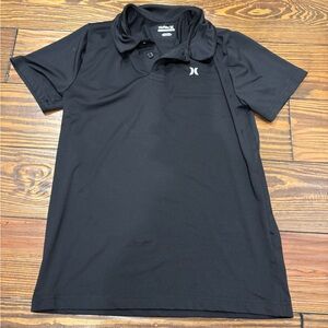 Boys 10/12 Hurley Black Polo Shirt